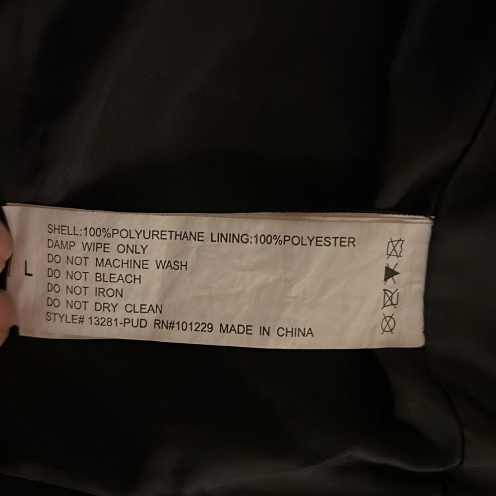 Ashley By 26 International Black Faux Leather Jacket - Picture 8 of 8